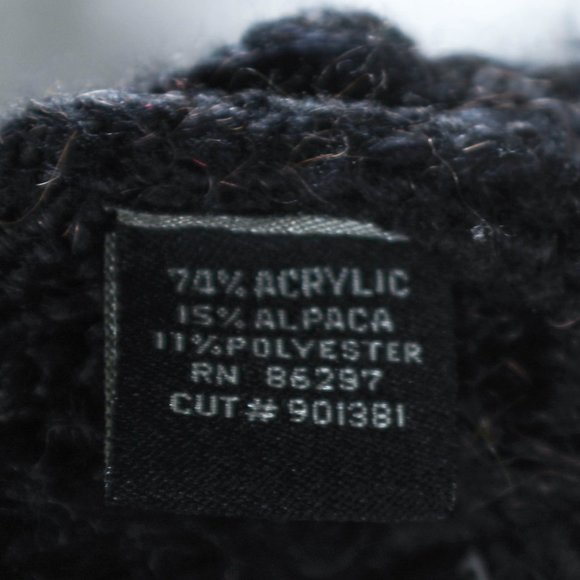 Vintage Y2K Max Azaria BCBG Alpaca Mohair Ash Gray Cardigan Copper Flecks - Picture 15 of 15